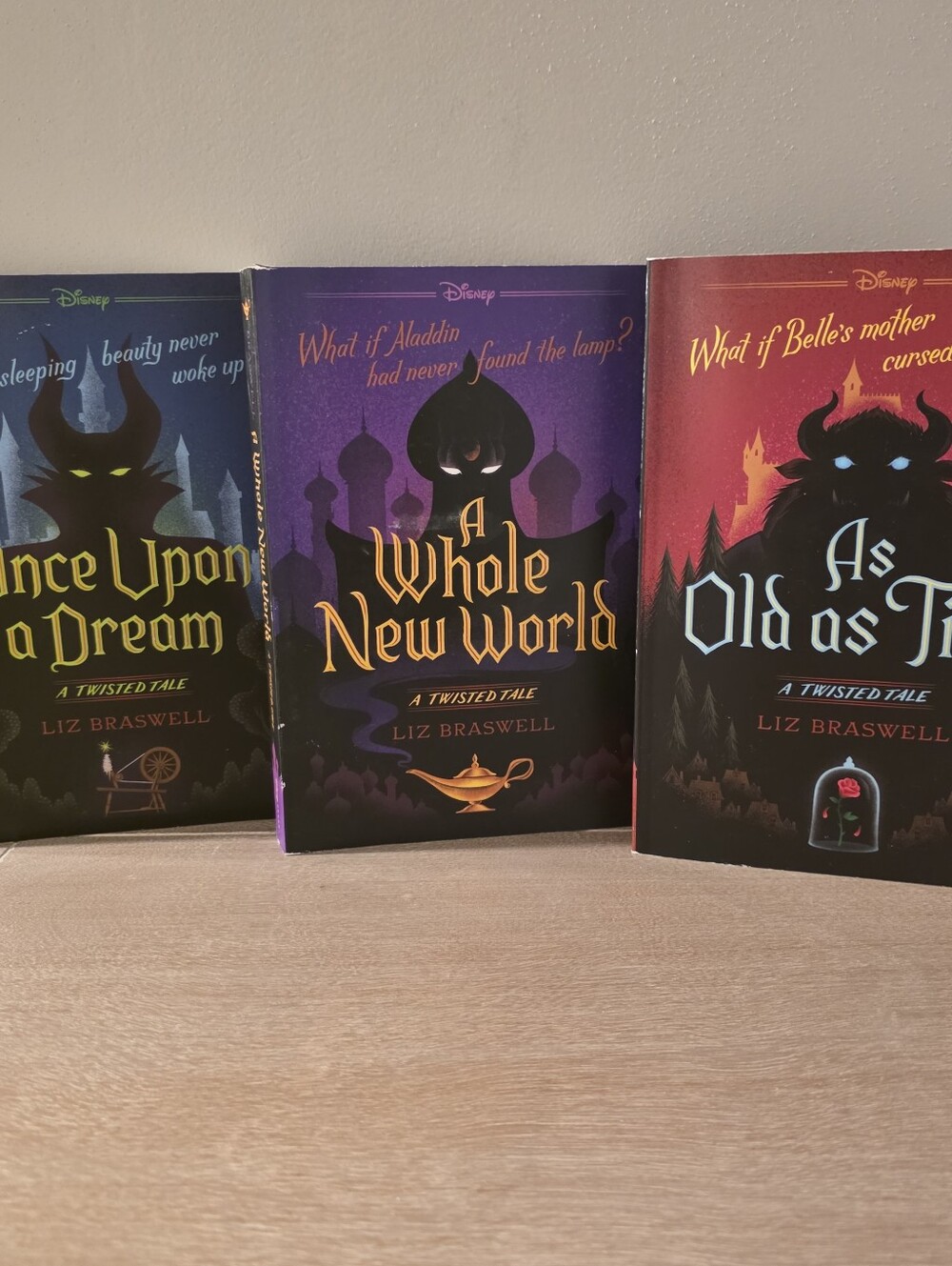 A Twisted Tale 3 Book Bundle Disney Beauty & The Beast Aladdin Sleeping Beauty